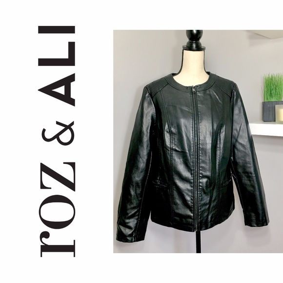 roz & ali leather jacket